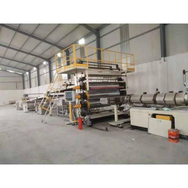 One Feed PVC Sheet Production Line with Deep Screw Screw Channel Structure and