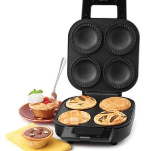 4 Holes Deep Fill Pie Maker With Locking Latch