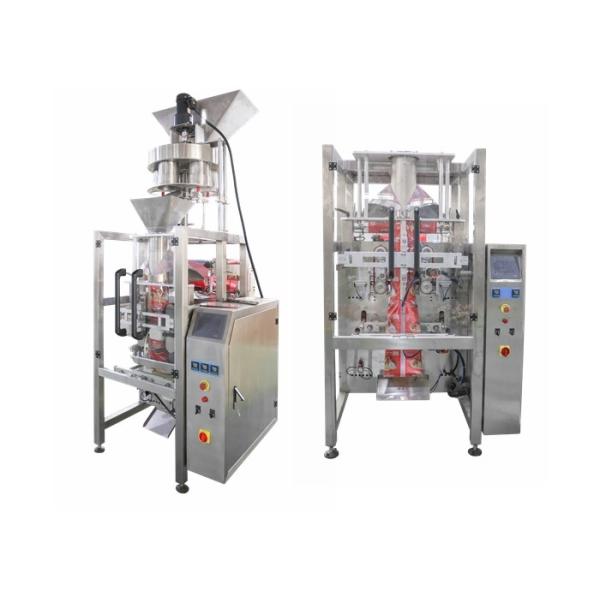Stainless Steel Small Sachet Salt Filing Packing Machine / Granule Packaging