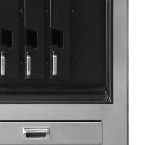 Silvery / Black Stainless Steel Fish Grill Machine Smart Frequency Conversion