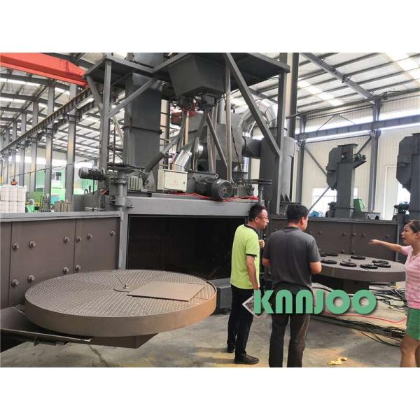 Cleaning Chamber Size 1000*1000mm Tumble Shot Blasting Machine For Steel