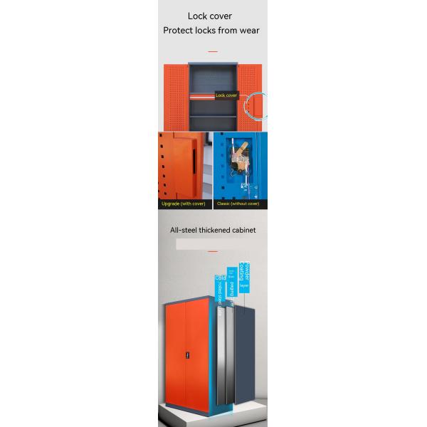 Commercial Furniture Double Door Storage Cabinet for Workshop and Office Organization