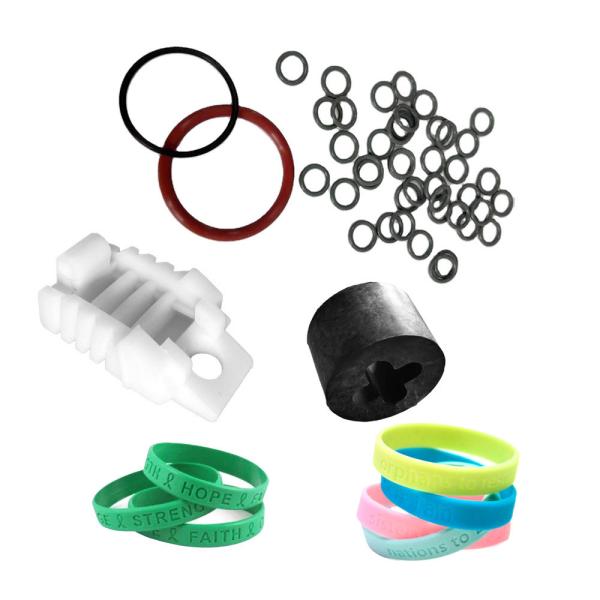 Buy Custom Injection Molded Rubber Parts , Silicone Rubber Parts Manufacturing at wholesale prices