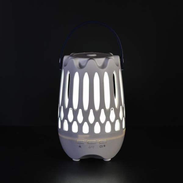 Rechargeable Mosquito Moths Gnats Flying Insects Trap 2in1 UV Light Night Lamp