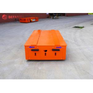 Battery Power Steerable Trackless Transfer Trolley 20 Ton