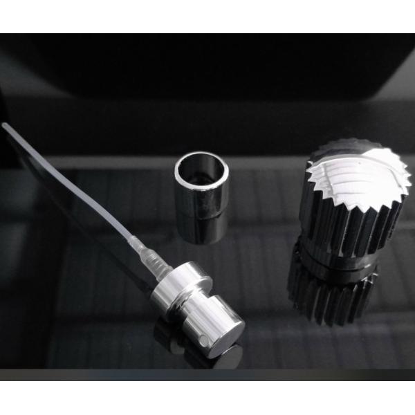 Custom Design 60ml Square New Cap Empty Crimp Glass Perfume Spray Bottle