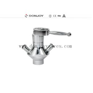 Weld Connection Aseptic Sterilizable Sample Valve Polished