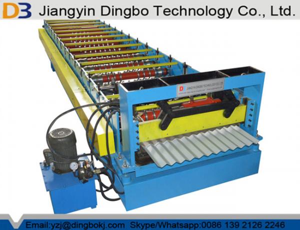 Buy Corrugated Roll Forming Machine Forging Steel 18 Groups Rollers For Transportation at wholesale prices