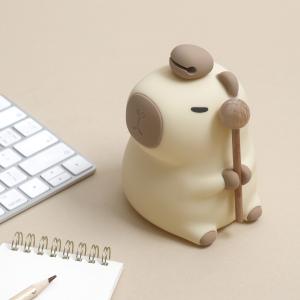 Funny Cartoon Capybara Night Light Tap Control 1200mAh Rechargeable Sleeping
