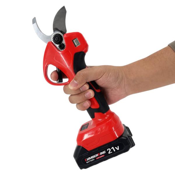 21V Cordless Electric Tree Pruner Pruning Shears Scissors With LED Screen