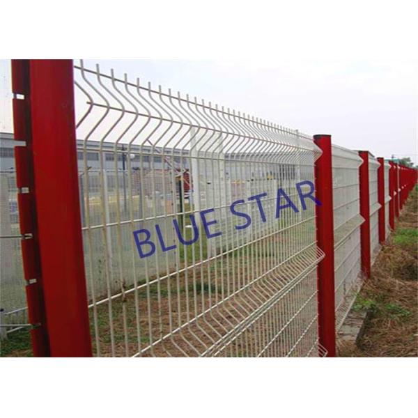 Buy Pvc Coated Welded Wire Mesh , Gal Curved Wire Mesh Fence Panels 0.5m - 3m Wdth at wholesale prices