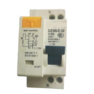 Residual Current Circuit Breaker Kampa 2 pole DZ30-LE with operation protection