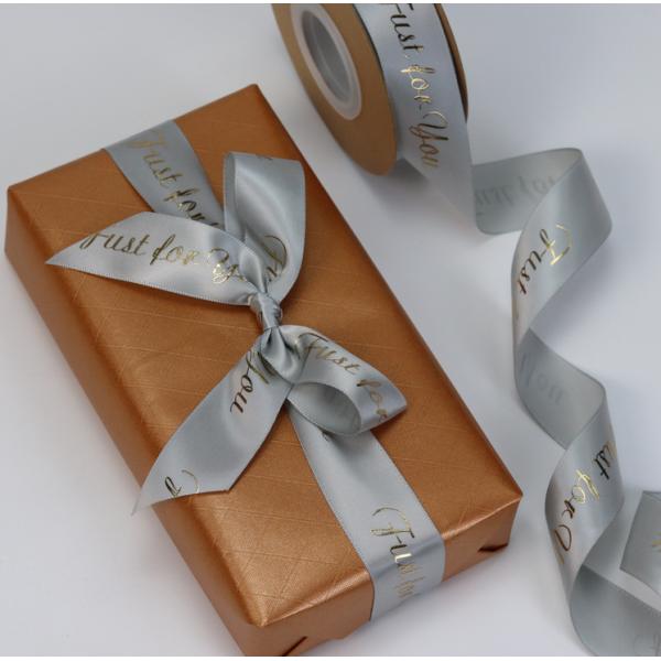 Printing Bouquet Flower Polyester Grosgrain Ribbon Cake Handmade DIY Satin Ribbon
