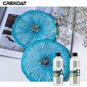 1:1 Clear Epoxy Resin Coating Casting Floor Tabletop With Color Pigments