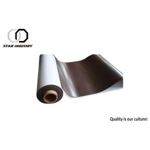 Anisotropic Rubber Magnet Sheet Roll , Custom Flexible Magnetic Tape
