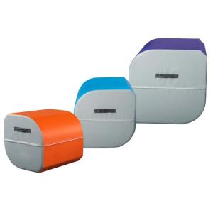 China Gymnastics Training Equipment  boulder  Back Shape  Handspring Mats Can Be Referred To As Pac Man Mats  For Educational on sale