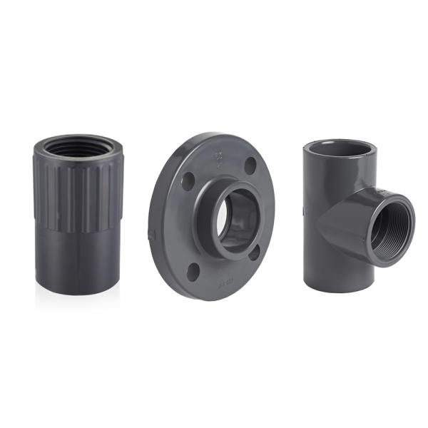 New Hot Product 1/2-16 Inch Grey Sch80 PVC Pipe Fitting