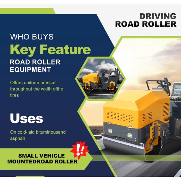 2 Ton Road Roller Diesel Power Hydraulic Vibratory Road Roller Double Drum Vibratory Roller for Sale
