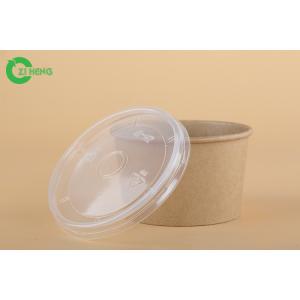 Grease Resistant Disposable Soup Bowls , Restaurant Throw Away Food Containers