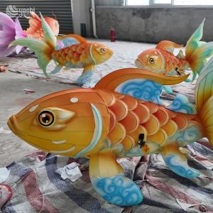 Traditional Chinese Fish Lantern for Lantern Festival Customizable