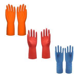 China Latex Puncture Resistant Xl Household Dishwashing Gloves on sale