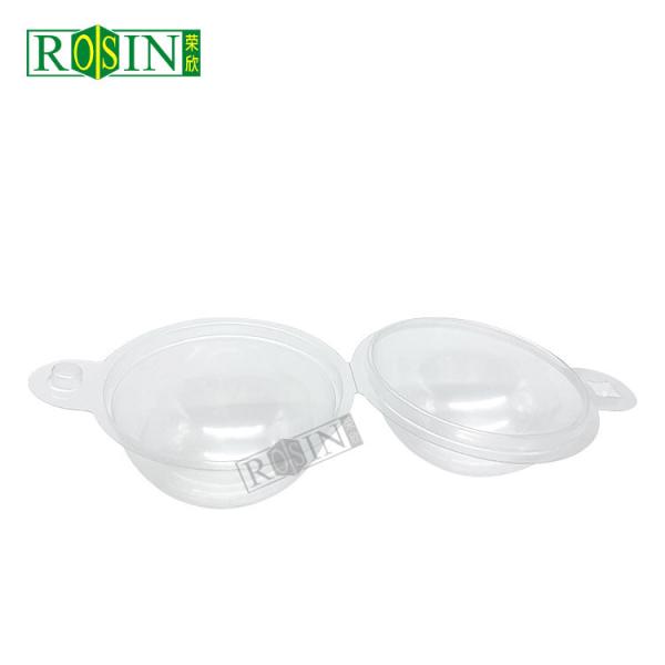 Customized Pet Transparent Bath Bomb Blister Packaging Round Lightweight