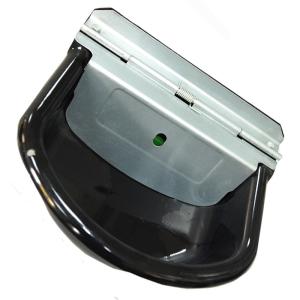 Metal Livestock Water Bowl Enamelled Surface Treatment 2.5L Capacity