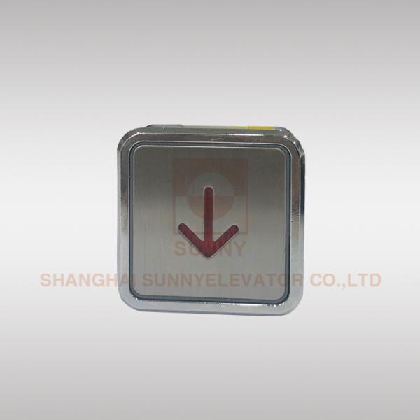Voltage 12-24 V Stainless Plate Lift Push Button With Braille For Cop/Lop