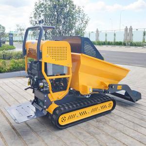 Mini Transporter Tracked Dumper 500KG Load All Terrain Crawler Dumper Gasoline