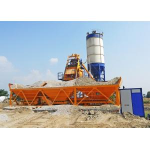 Compact Mini Concrete Batch Plant , 50m3/H Stationary Portable Batching Plant