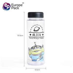 Cartoon design children's plastic drinking cups with LIDS