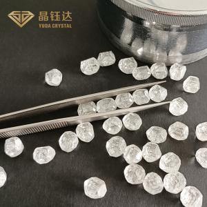 Round Synthetic Diamond White Color VVS VS Purity HPHT Lab Grown Diamonds Rough