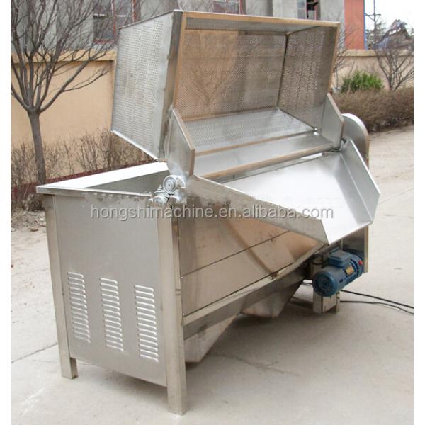 Electricity gas heating meat potato chips oil fryer machine,snack food oil frying machine