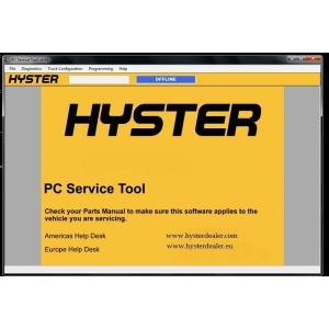 China Hyster Forklift Diagnostic Tools Software Scanner V4.89 With Level 0-4 License on sale