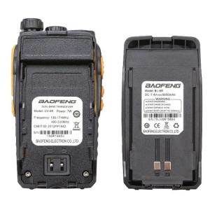 UV 6R Dual Band Two Way Radio VHF / UHF 136-174/400-520 Transceiver