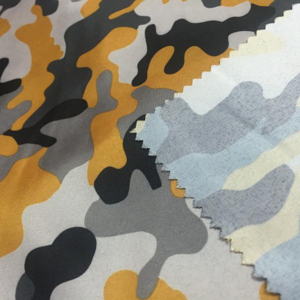 Plain Style Polyester Material Fabric 240T Pongee Transfer Printed Fabric For