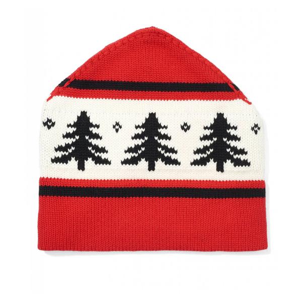 Buy Jacquard Knitted Ski Mens Cotton Beanie , Christmas Knit Slouchy Beanie at wholesale prices