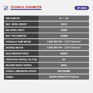 Heavy Duty Auto Repair Equipment Tire Machine Truck Tire Changer