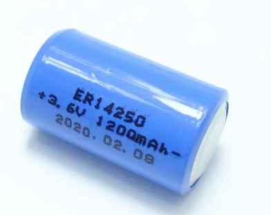 1/2 AA 3.6 V Lithium Thionyl Chloride Battery Er14250 1200mAh Maintenance Free
