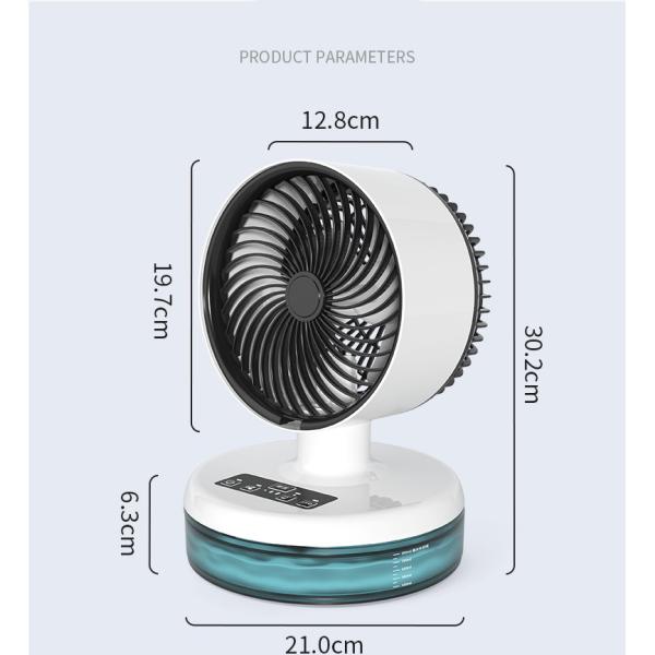 Household Mini 900 ml Air Conditioning Fan Portable USB Rechargeable Spray Air Cooler