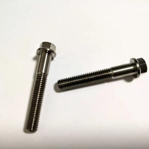 Titanium Flange Bolt DIN 6921 for automobile
