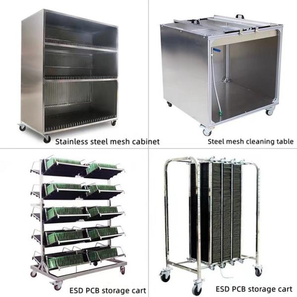 Meraif smt Printed Circuit Board-PCB Magazine Rack ESD magazine rack for SMT machine line smt loader unloader machine