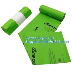 Biodegradable hot sell food waste compostable plastic garbage bag, Biodegradable