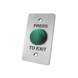 Quality Anti - Vandal Red Door Exit Push Button Micro Switch With Fireproof Material Faceplate for sale