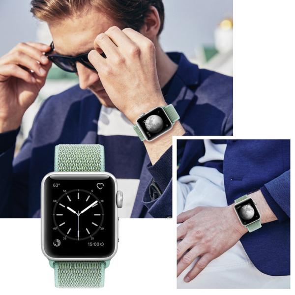 Nylon Smart Watch Band Strap 38mm 40mm 42mm For Apple