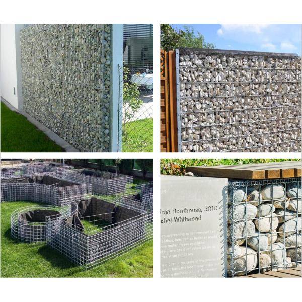 Square 2mm Welded Gabion Box For Civil Engineering