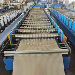 Metal Tile Roof Sheet Roll Forming Machine PBR Panel