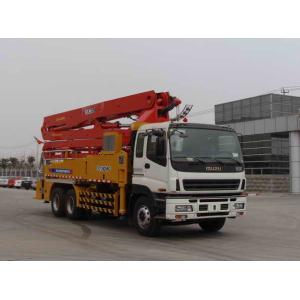 Special Purpose Truck , Concrete Pump Truck With Electric Control System