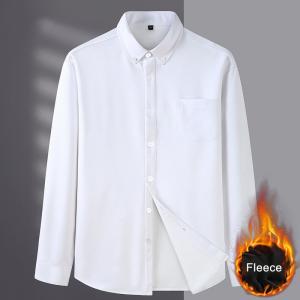 Viscose/Polyester/Spandex Blend Latest Formal Long Sleeve Dress Shirt for Business Men