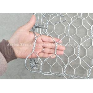 Rust Resistance Galvanized / Pvc Pipe 2.0mm Gabion Wall Cages